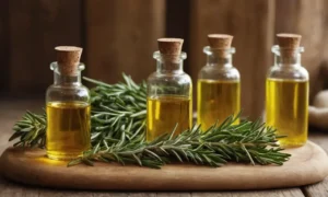 Pequeñas botellas de vidrio o cerámica