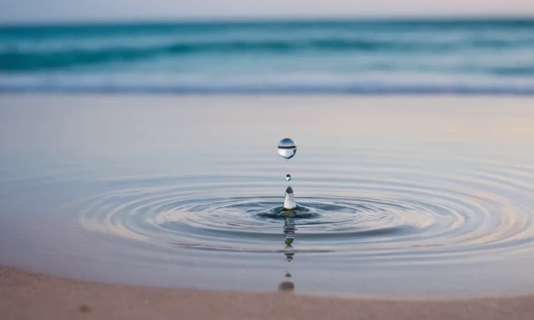 gotas de agua suave suspendidas en el aire