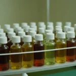 etiqueta de medicina antimicrobiana