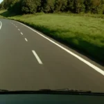 Un borde de la carretera