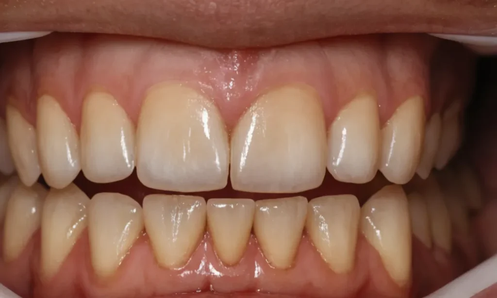 dientes 3D con esmalte liso