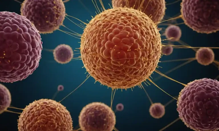 ilustración 3D de biomoléculas