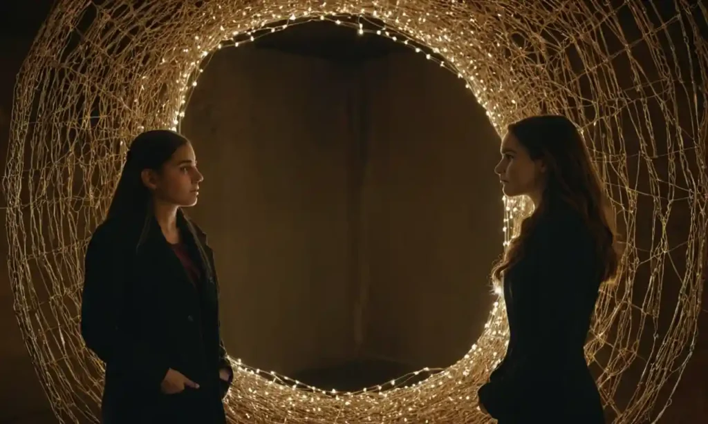 Bodas o hilos entrelazados formando un nudo desordenado