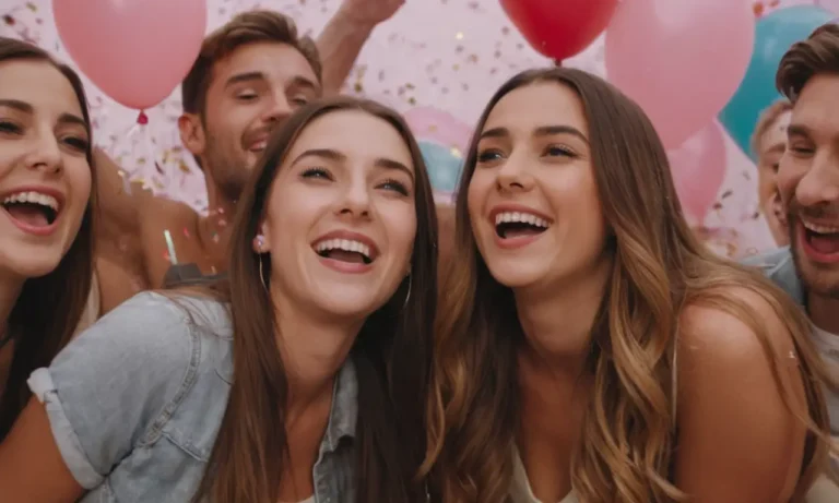 un grupo de amigos riéndose