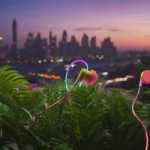 Modelo 3D de auriculares chicas africanas