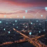 Células 4G LTE que se conectan a torres
