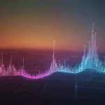 Gráfico tridimensional con cambios graduales en el color