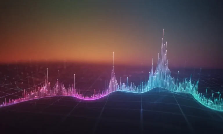 Gráfico tridimensional con cambios graduales en el color