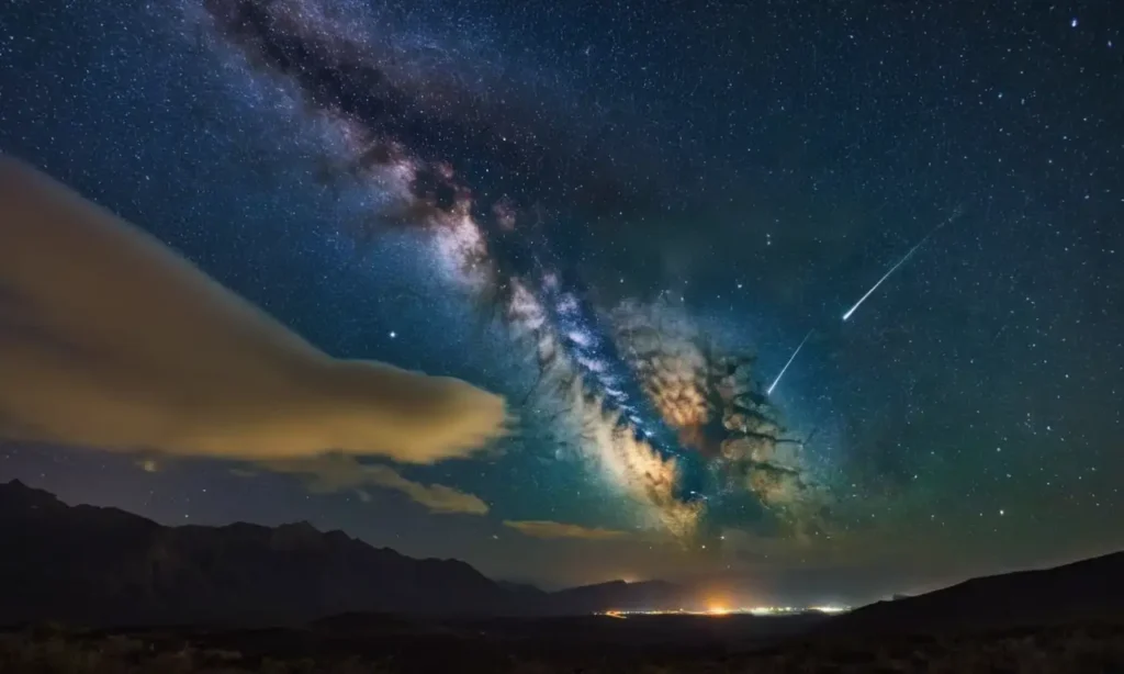 Brillante cielo nocturno