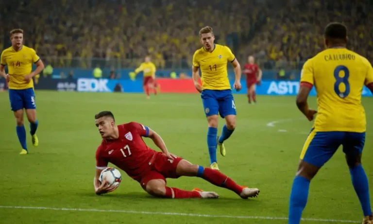 2 jugadores de fútbol colliding