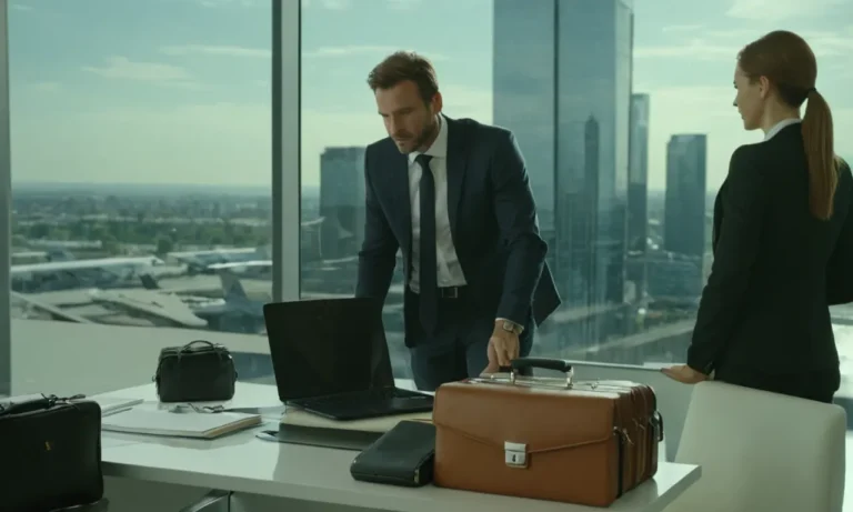 Una escena de oficina tranquila con colegas que trabajan en escritorios