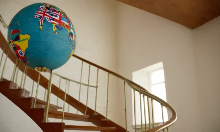 globo 3D que representa el concepto de derecho orgánico