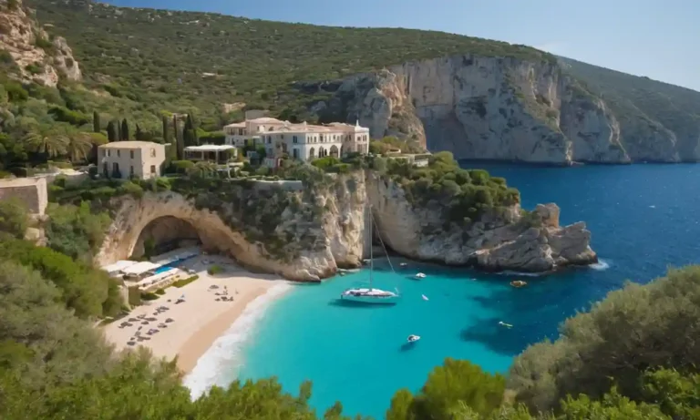 Un sereno paisaje costero de estilo mediterráneo