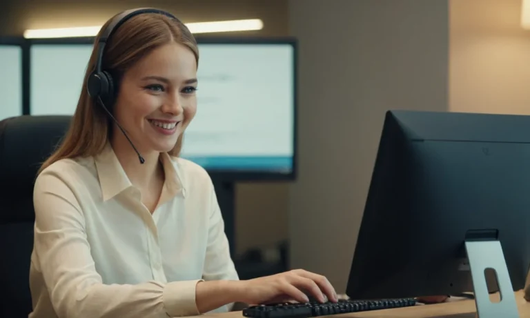 Un cliente sonriente