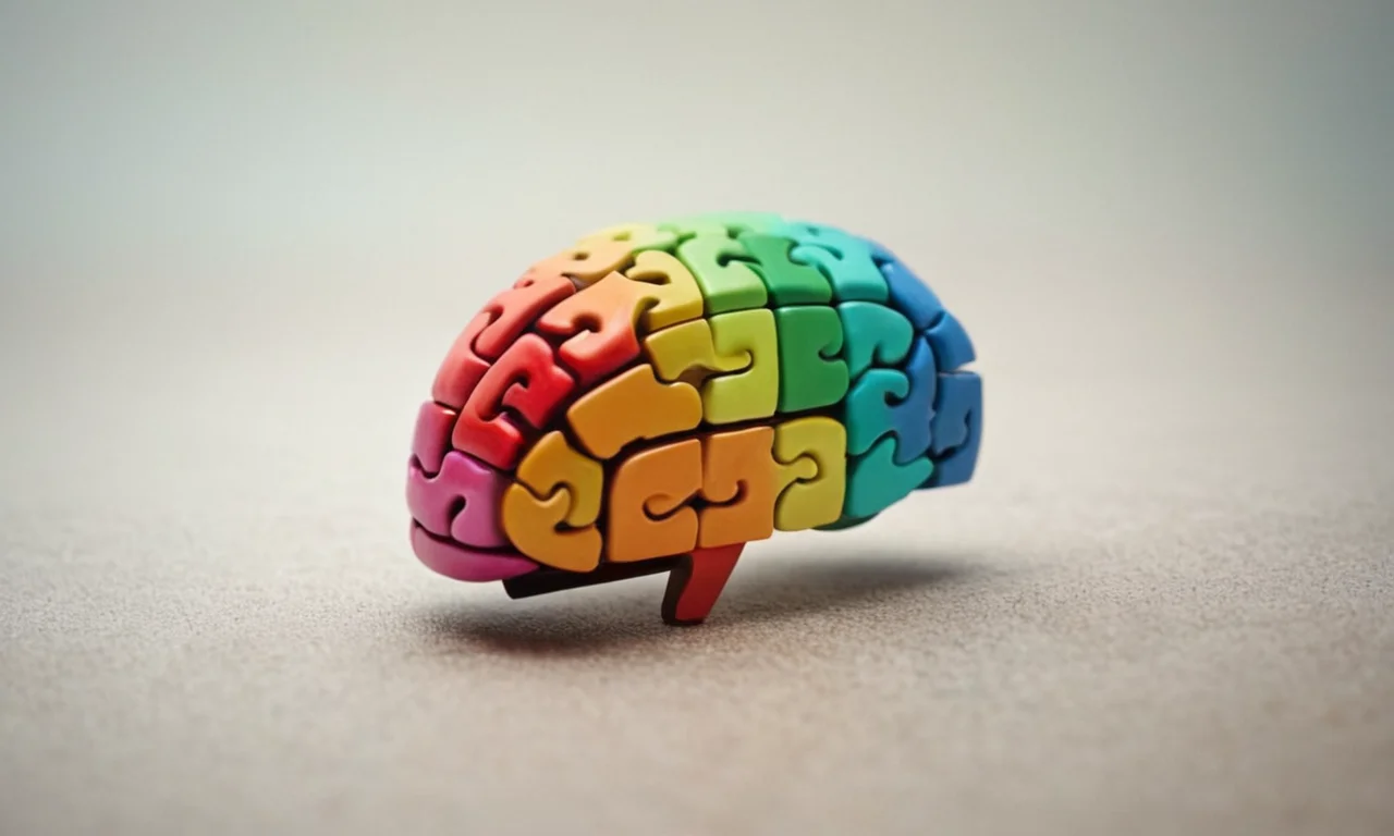 piezas de rompecabezas 3D que se unen para formar un cerebro