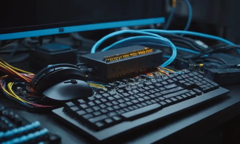 Armario computador 3D con conectores