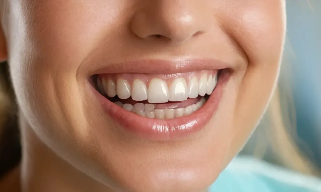 dientes 3D con placa y tartar
