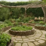 Jardín vegetal vibranto