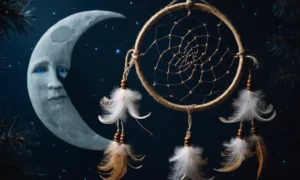 Dreamcatcher con plumas