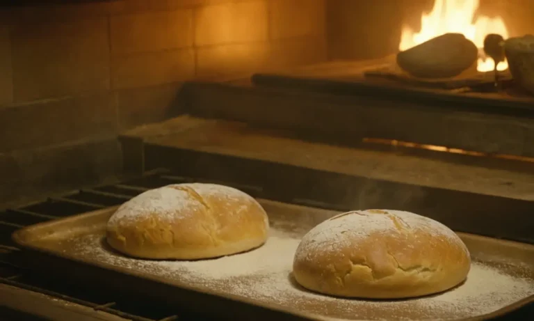 Panes horneados en horno