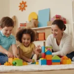 0-5 años jugando