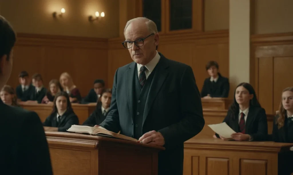 Un profesor de Lectern