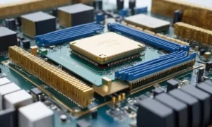 chip 3D cpu en base de placa madre