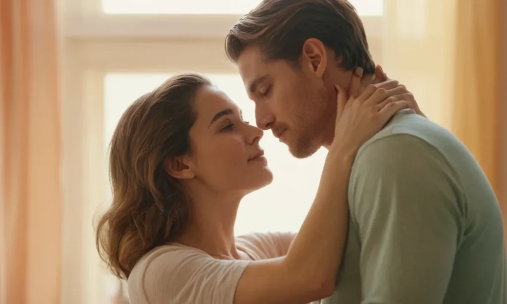 Figuras de género mixto abrazando