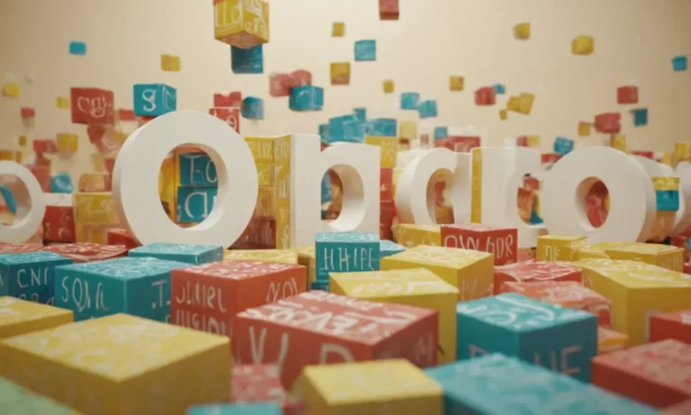 Palabras 3D flotando en un fondo sutil