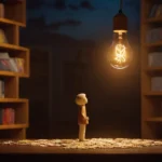 ilustración 3D del pensamiento mente con piezas de rompecabezas encajando