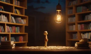 ilustración 3D del pensamiento mente con piezas de rompecabezas encajando