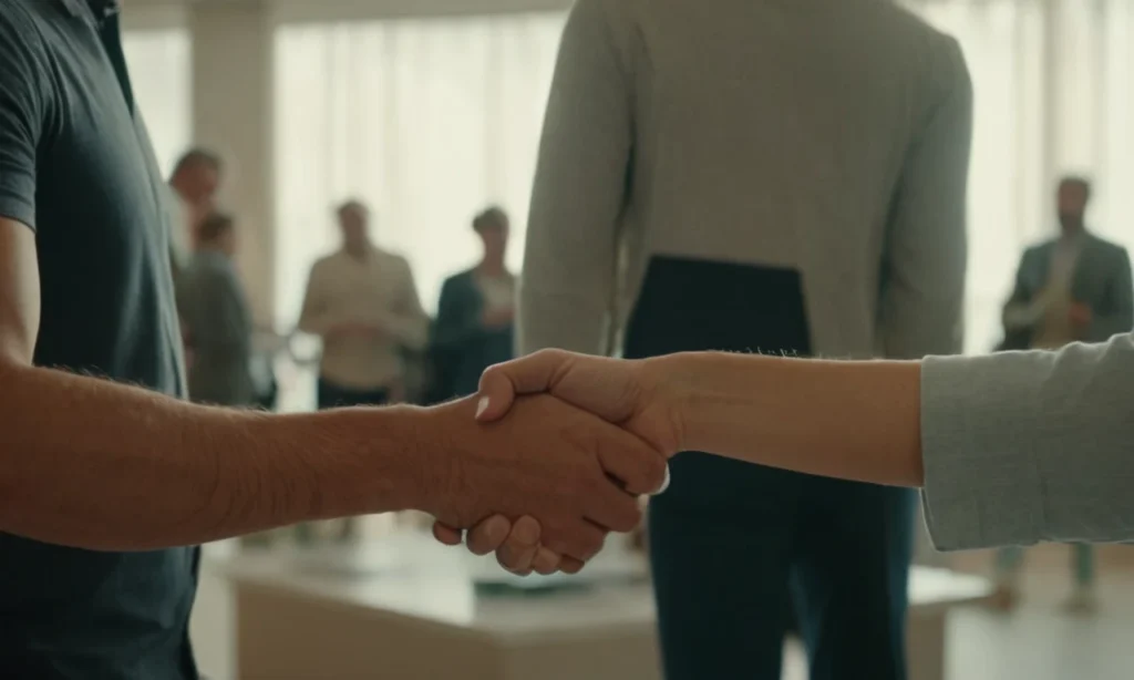 2 personas interactuando