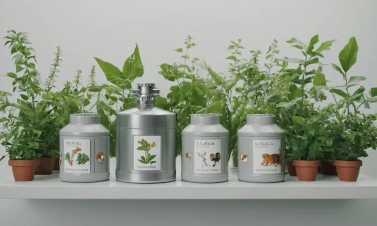 ilustraciones 3-D de botellas químicas con etiquetas