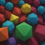 Formas geométricas 3D con puntas puntiagudas