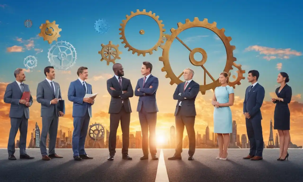 globo 3D con hojas interconectadas