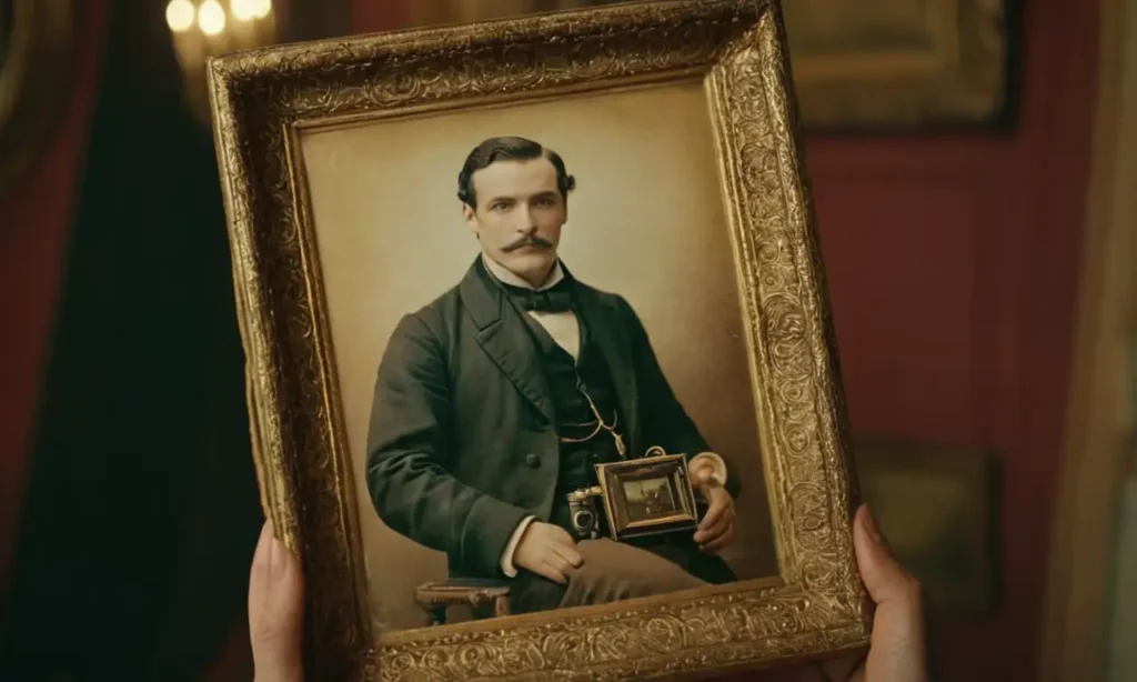 Foto de estilo del siglo XIX con tonos cálidos