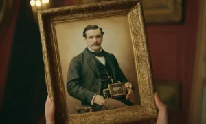 Foto de estilo del siglo XIX con tonos cálidos
