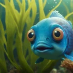 ilustración 3D de una criatura pequeña