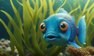 ilustración 3D de una criatura pequeña