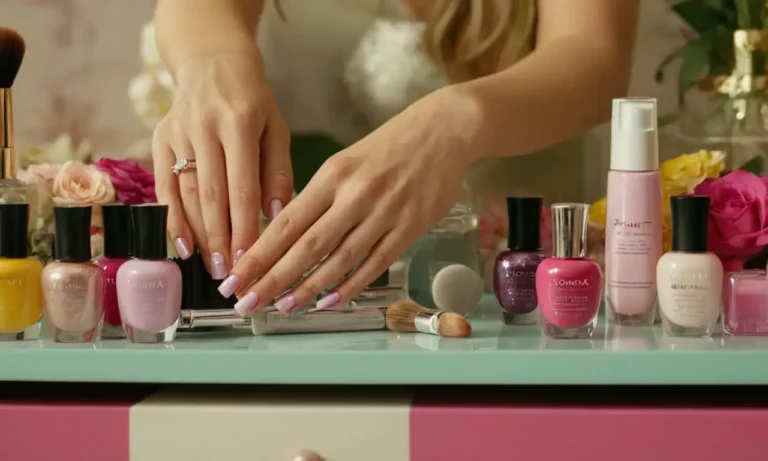 uñas de gel en los dedos