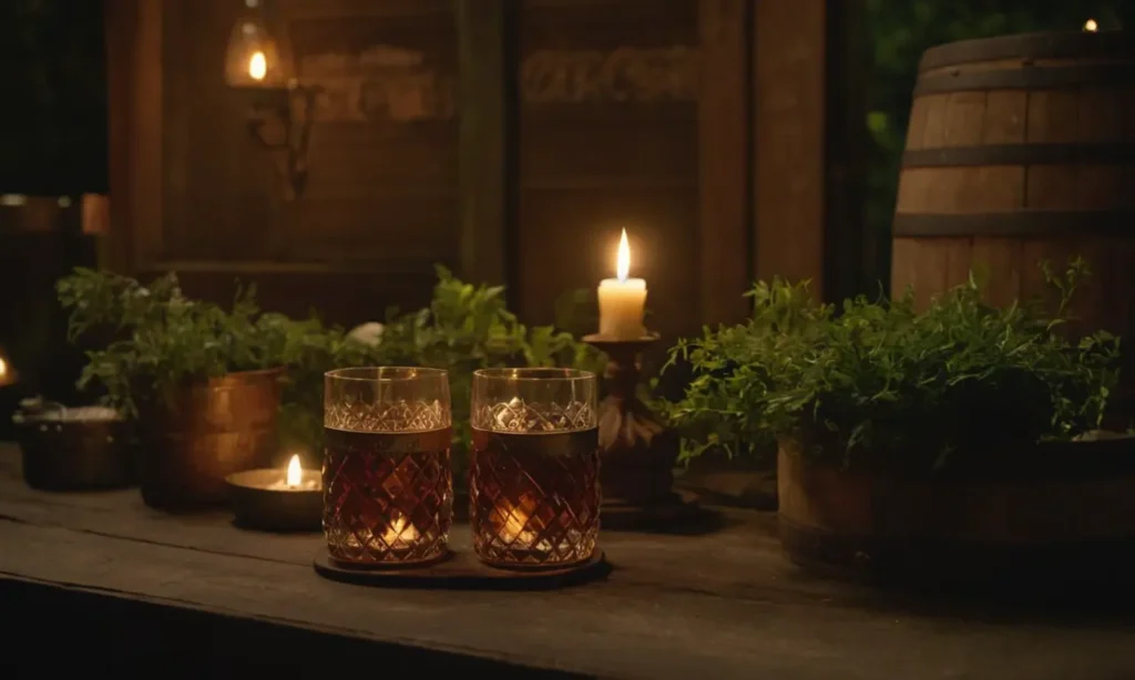 cristalería inspirada en el siglo XIX